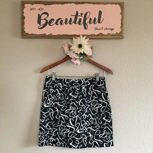 Esprit Black & White Mini Skirt